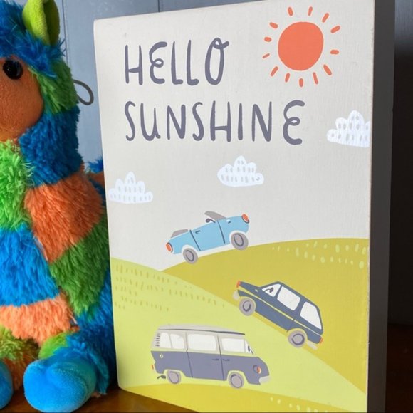 Transportation Themed Boys Nursery Decor, Wooden Box Sign - Picture 4 of 10